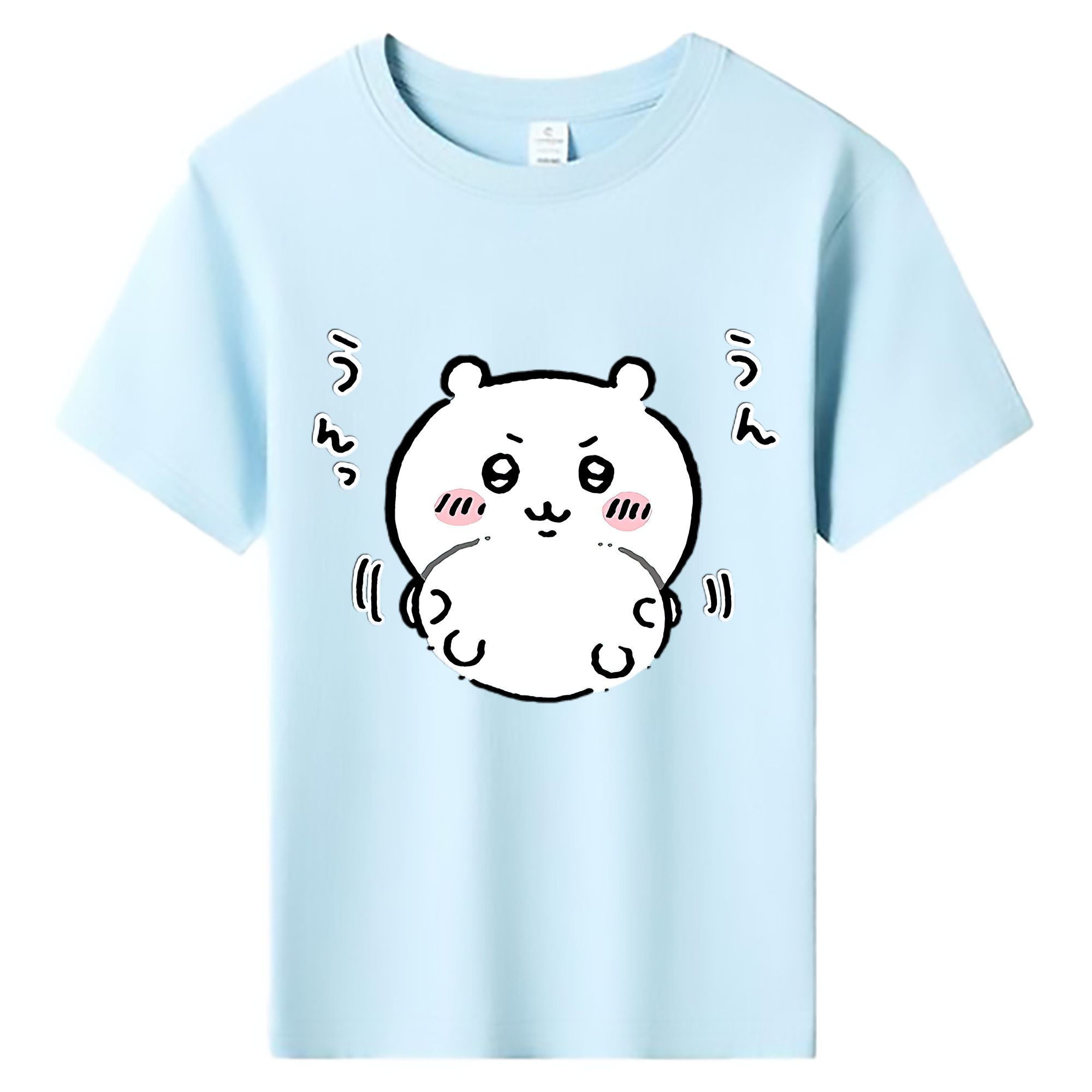 （画像用） ちいかわ ちいかわ Chii-kawa chiikawa 綿100％キッズTシャツ（フロントプリント）